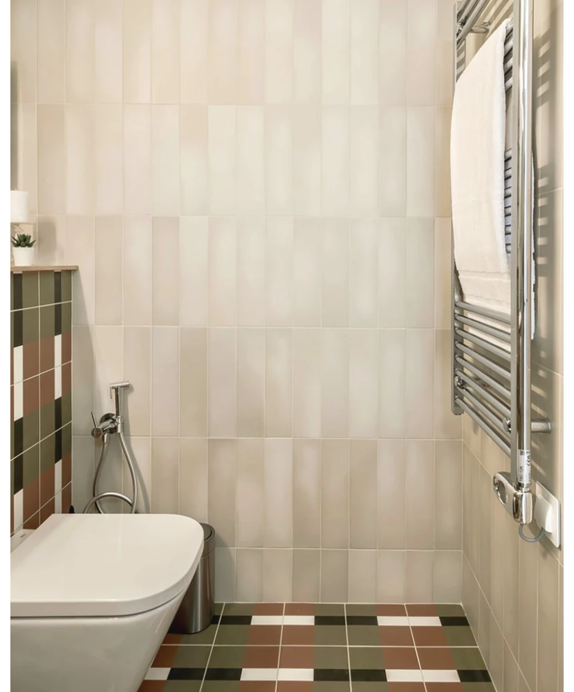 Carrelage Stromboli Beige Gobi 9,2x36,8 cm - vue d’ambiance 4