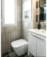 Carrelage Stromboli Beige Gobi 9,2x36,8 cm - vue d’ambiance 7
