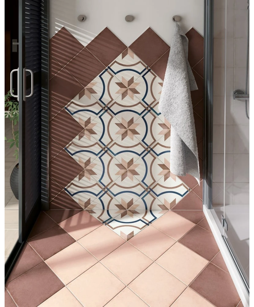 Carrelage Art Nouveau Embassy Colour 20x20 cm - vue d’ambiance