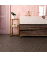 Carrelage Kromatika Brown 11,6x10,1 cm - vue d’ambiance