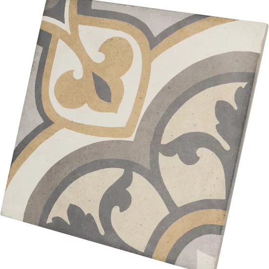 Carrelage Art Nouveau Majestic Colour 20x20 cm - vue latérale du carreau