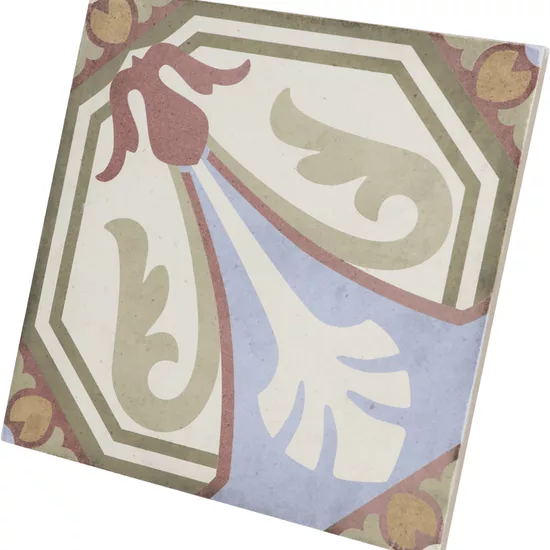 Carrelage Art Nouveau Viena Colour 20x20 cm - vue latérale du carreau