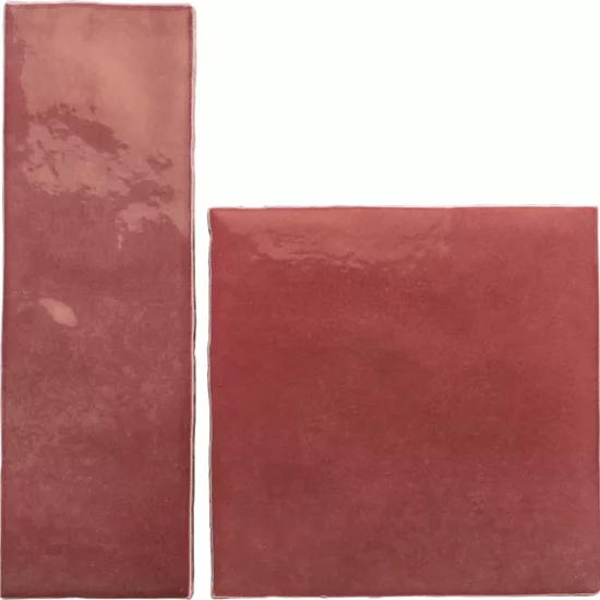 Carrelage Artisan Burgundy 13,2x13,2 cm - détail du carreau 4