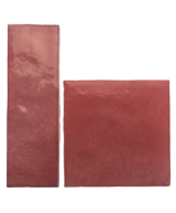 Carrelage Artisan Burgundy 13,2x13,2 cm - détail du carreau 4