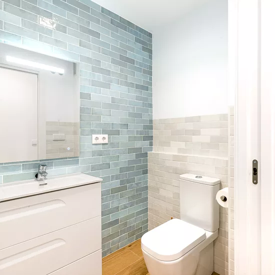 Carrelage Artisan Aqua 6,5x20 cm - vue d’ambiance 4