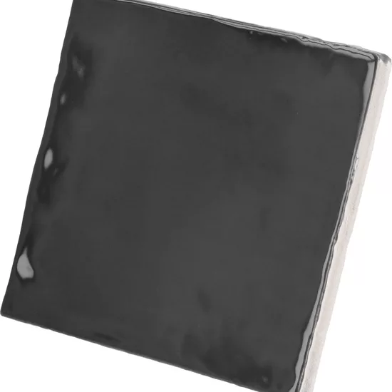 Carrelage Manacor Black 10x10 cm - vue latérale du carreau