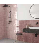 Carrelage Altea Dusty Pink 10x10 cm - vue d’ambiance 2