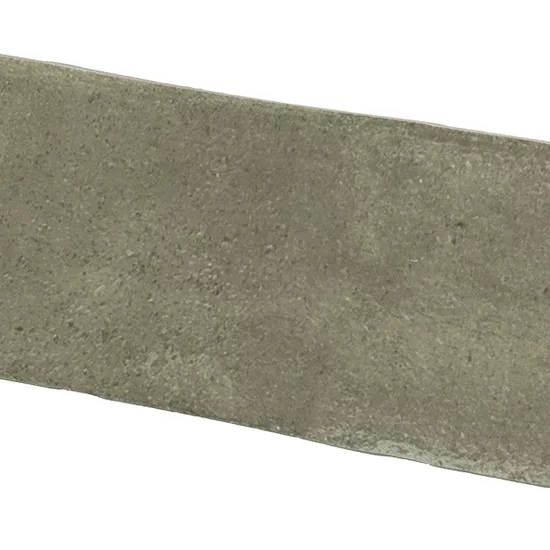 Carrelage Argile Khaki 6x24,6 cm - vue latérale du carreau