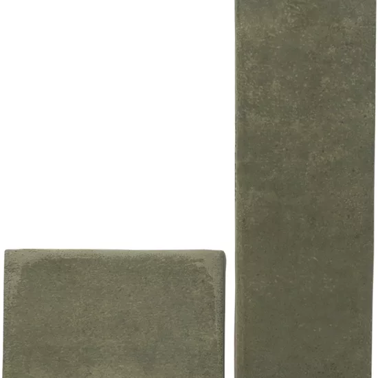 Carrelage Argile Khaki 6x24,6 cm - détail du carreau 2