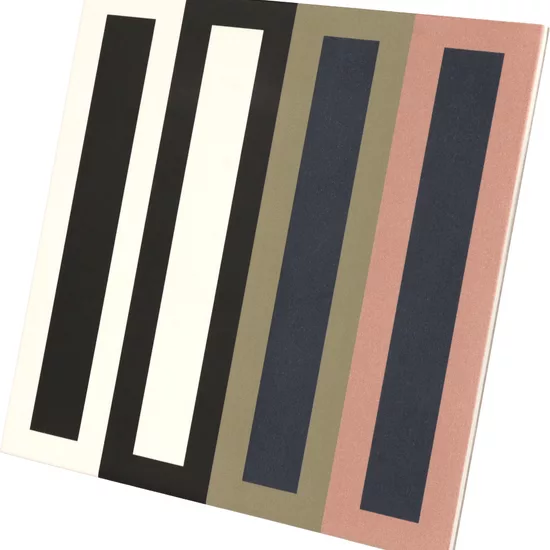 Carrelage Bauhome Domino Cold 20x20 cm - vue latérale du carreau