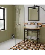 Carrelage Bauhome Minze 20x20 cm - vue d’ambiance