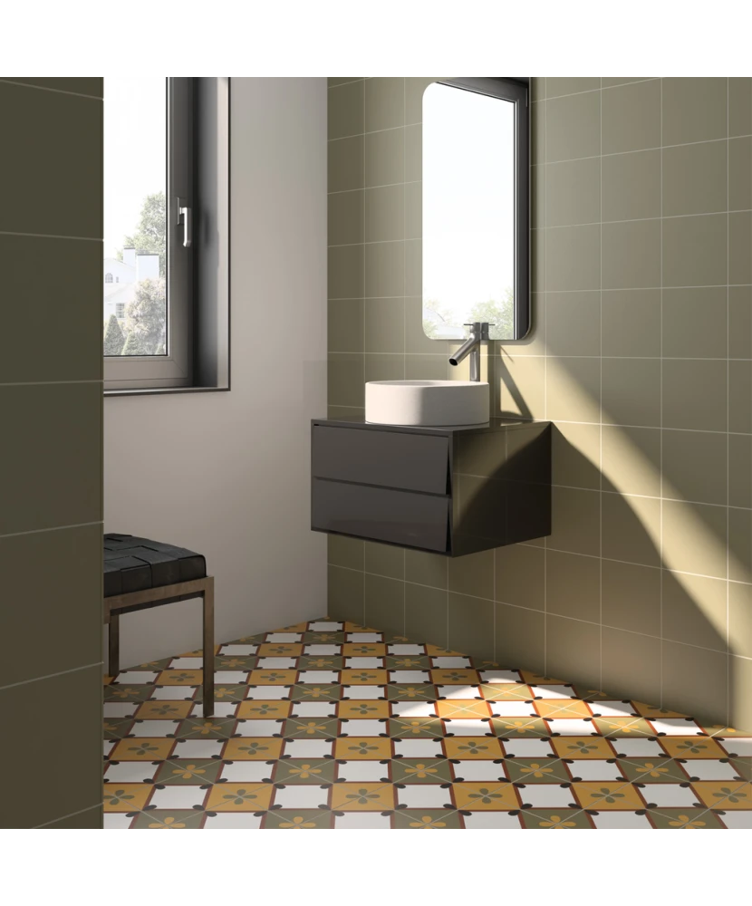 Carrelage Bauhome Minze 20x20 cm - vue d’ambiance 4