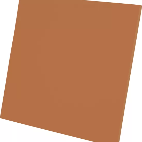Carrelage Bauhome Terrakotta 20x20 cm - vue latérale du carreau