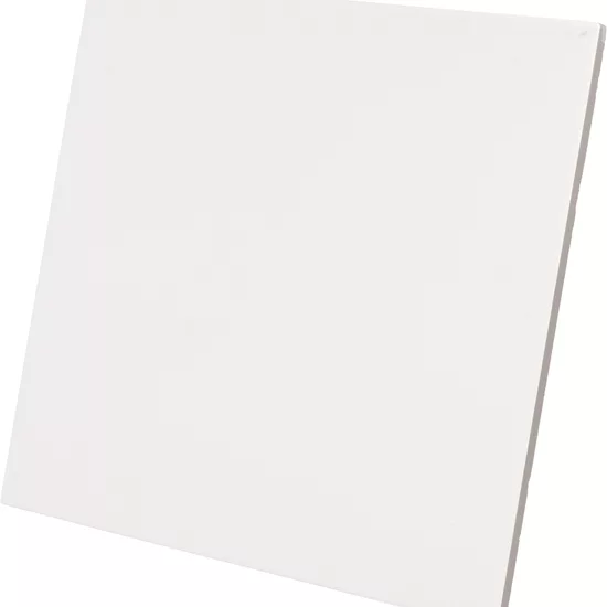 Carrelage Bauhome Weiss 20x20 cm - vue latérale du carreau