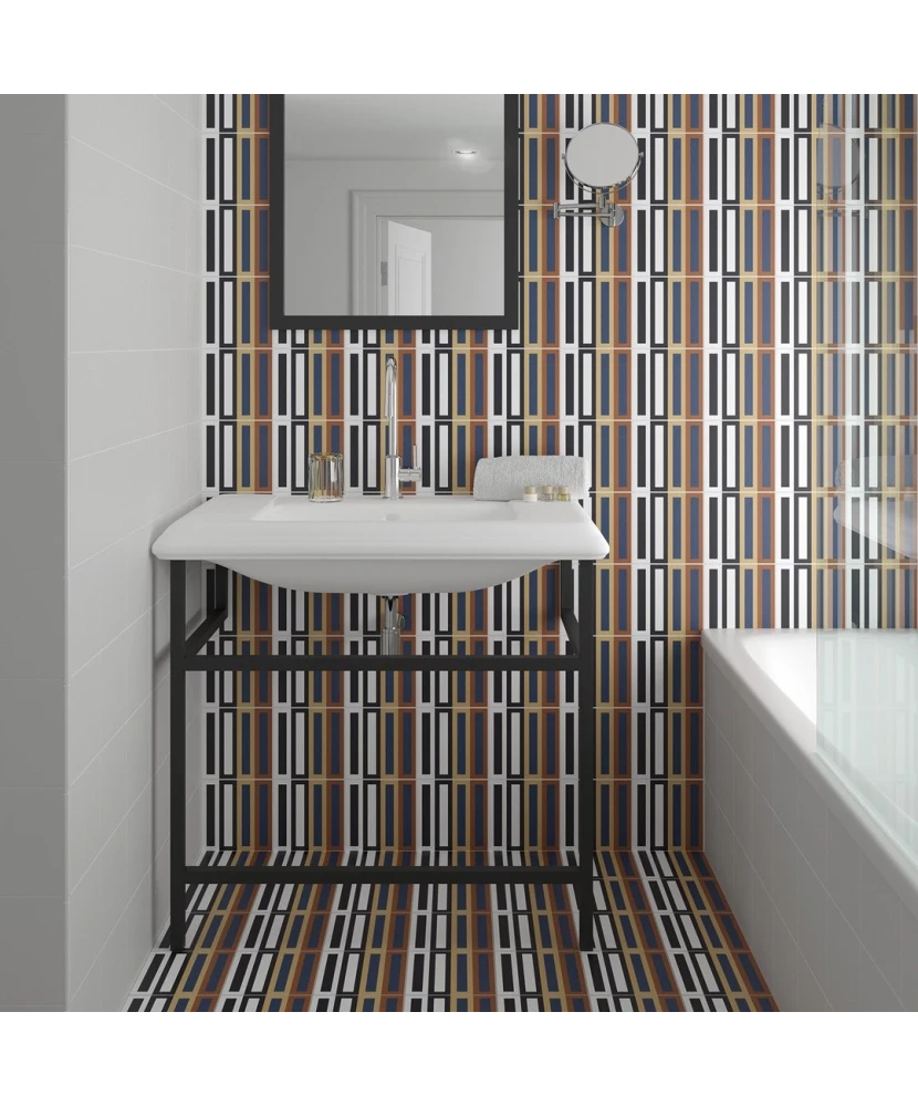 Carrelage Bauhome Weiss 20x20 cm - vue d’ambiance