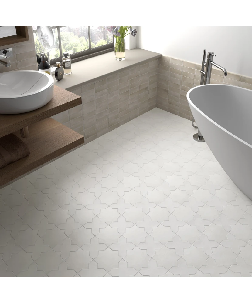 Carrelage Coco Canvas 5x15 cm - vue d’ambiance 2