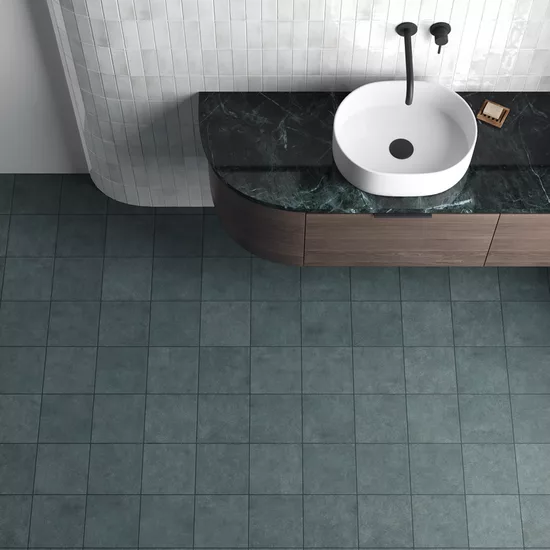 Carrelage Coco White 5x15 cm - vue d’ambiance 2