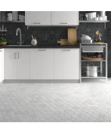 Carrelage Lithos White 11,6x10,1 cm - vue d’ambiance