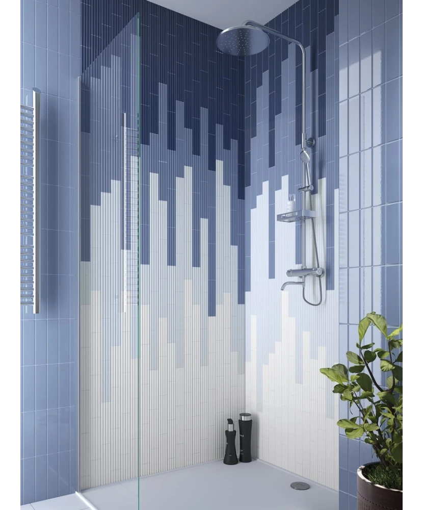 Carrelage Costa Nova Banyan Blue 5x20 cm - vue d’ambiance 3