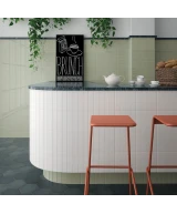 Carrelage Costa Nova Tansy Green 5x20 cm - vue d’ambiance 3