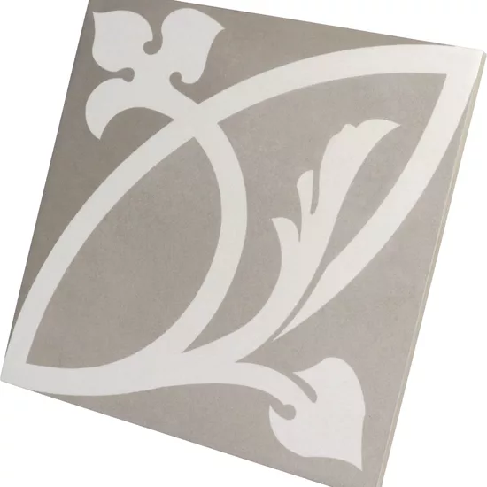 Carrelage Caprice Liberty Taupe 20x20 cm - vue latérale du carreau