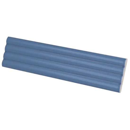 Carrelage Onda Banyan Blue Mat 5x20 cm - détail du carreau