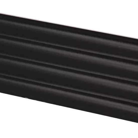 Carrelage Onda Black Mat 5x20 cm - vue latérale du carreau