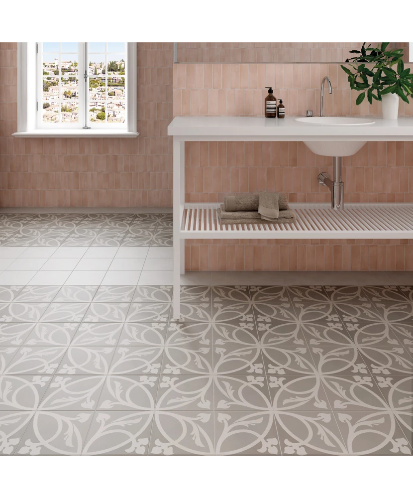 Carrelage Caprice Liberty Taupe 20x20 cm - vue d’ambiance