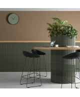 Carrelage Onda Laurel Green 5x20 cm - vue d’ambiance