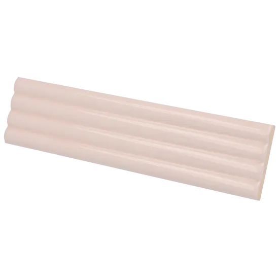 Carrelage Onda Pink Stony 5x20 cm - vue latérale du carreau