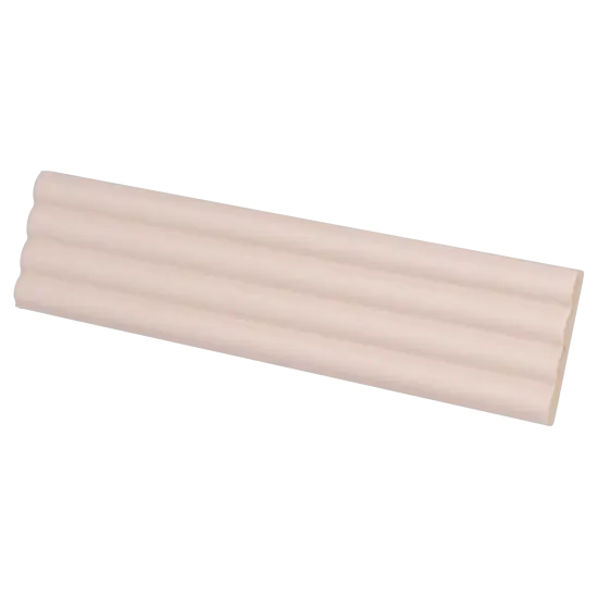 Carrelage Onda Pink Stony Mat 5x20 cm - vue latérale du carreau