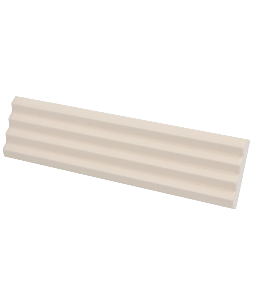 Carrelage Praia Beige Pale Mat 5x20 cm - vue latérale du carreau