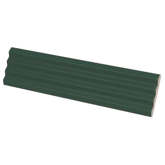 Carrelage Praia Laurel Green Mat 5x20 cm - vue latérale du carreau