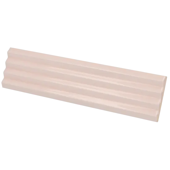 Carrelage Praia Pink Stony 5x20 cm - vue latérale du carreau