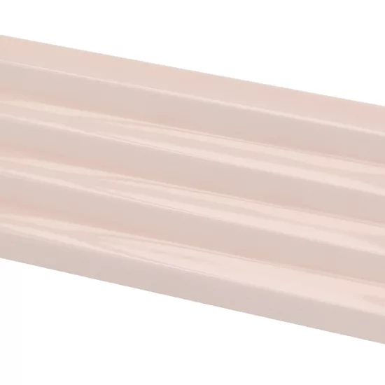 Carrelage Praia Pink Stony 5x20 cm - vue latérale du carreau