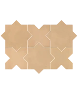 Carrelage Kasbah Fawn 12x12 cm - détail du carreau 4