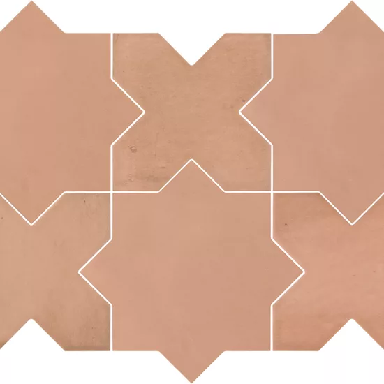 Carrelage Kasbah Terracotta 12x12 cm - détail du carreau 4
