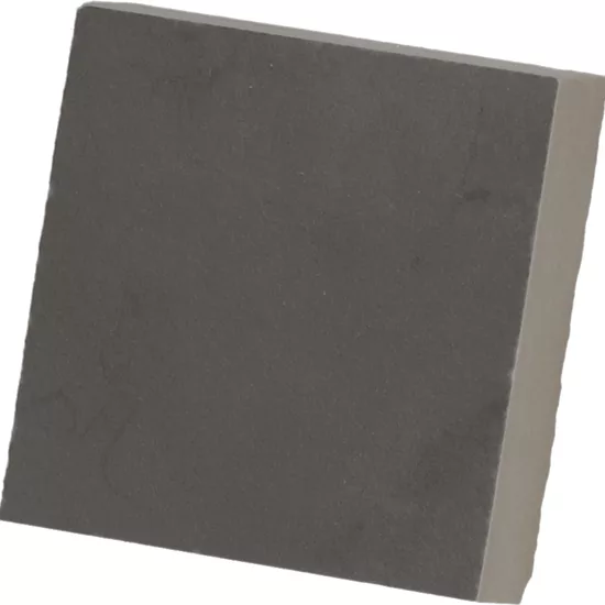 Carrelage Taco Black Hat Mat 3,4x3,4 cm - vue latérale du carreau