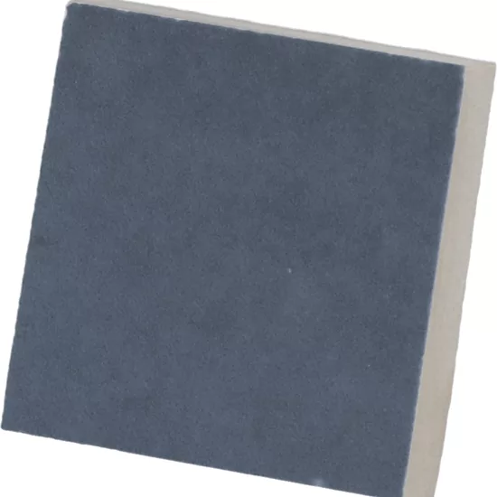 Carrelage Taco Blue Night Mat 3,4x3,4 cm - vue latérale du carreau