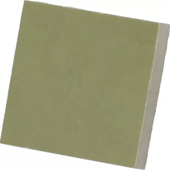 Carrelage Taco Verd Mat 3,4x3,4 cm - vue latérale du carreau