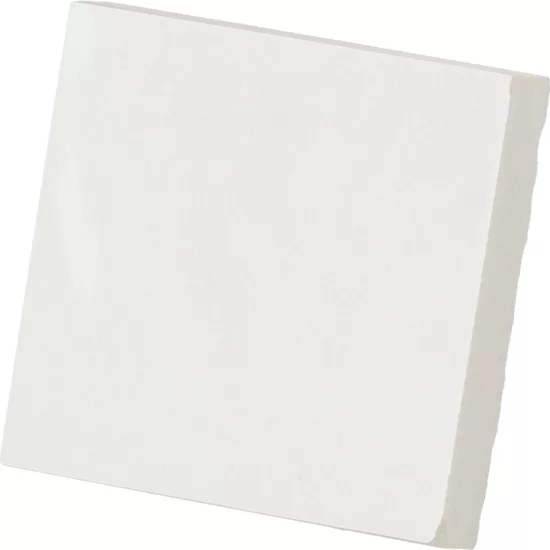 Carrelage Taco White 3,4x3,4 cm - vue latérale du carreau