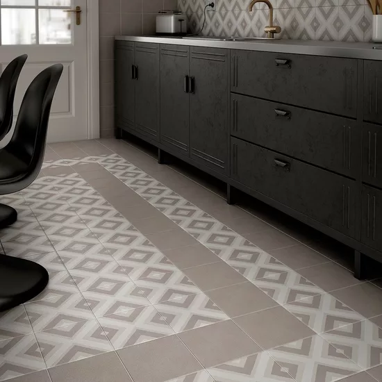 Carrelage Caprice Taupe 20x20 cm - vue d’ambiance