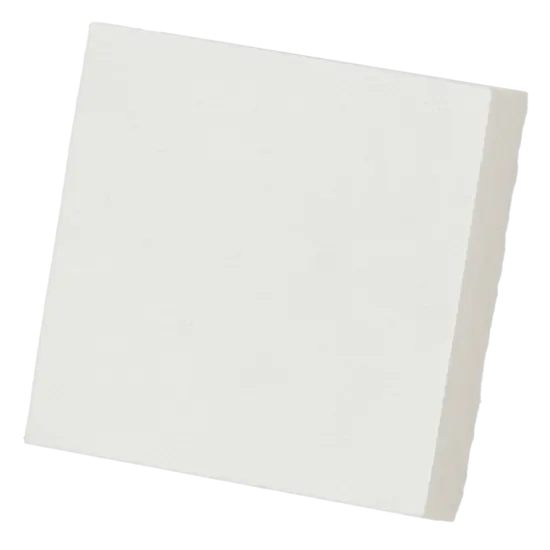Carrelage Taco White Mat 3,4x3,4 cm - vue latérale du carreau