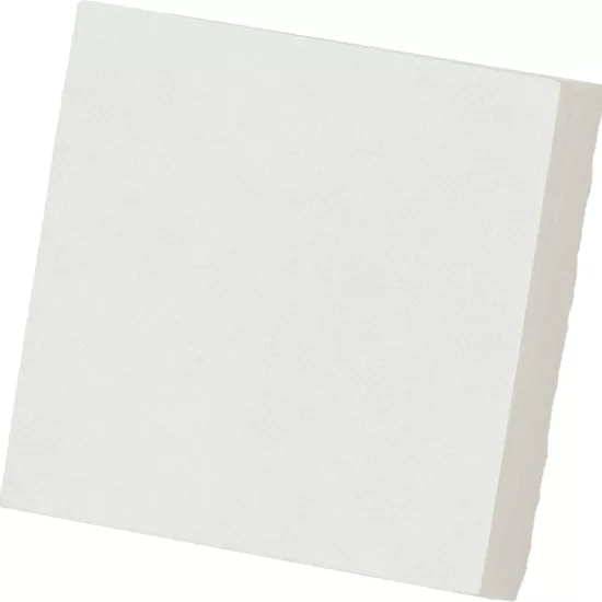Carrelage Taco White Mat 3,4x3,4 cm - vue latérale du carreau