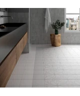 Carrelage Caprice White 20x20 cm - posé en terrasse