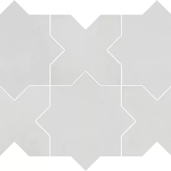 Carrelage Kasbah Star Smoke 16,8x16,8 cm - détail du carreau 4