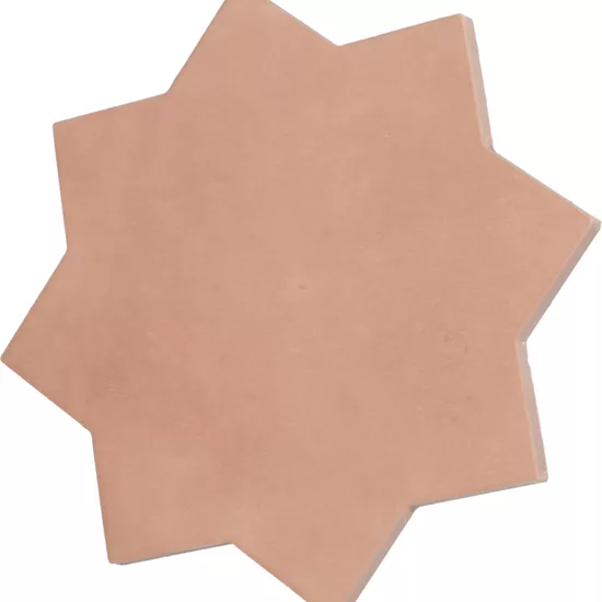 Carrelage Kasbah Star Terracotta 16,8x16,8 cm - détail du carreau