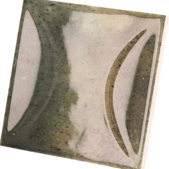 Carrelage Hanoi Arco Wild Olive 10x10 cm - détail du carreau