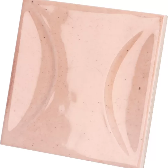 Carrelage Hanoi Arco Pink 10x10 cm - détail du carreau