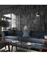 Carrelage Hanoi Arco Black Ash 6,5x20 cm - vue d’ambiance